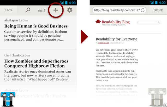 Readability Reading View