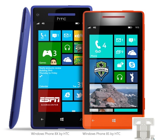 Windows Phone 8X and 8S by HTC
