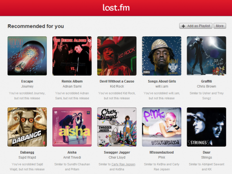 Lastfm - Spotify Music Discovery App