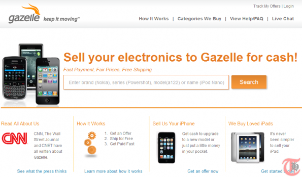 Gazelle - Sell or recycle used electronics