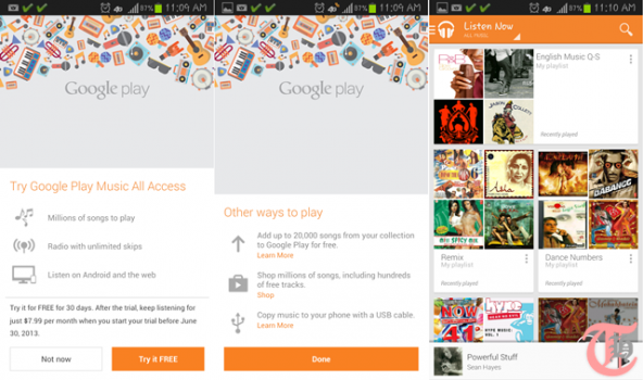 Google Music 2013 - Android