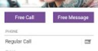 Viber Android Contact Detail Page