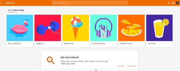 Google Play Music Radio - Custom Stations